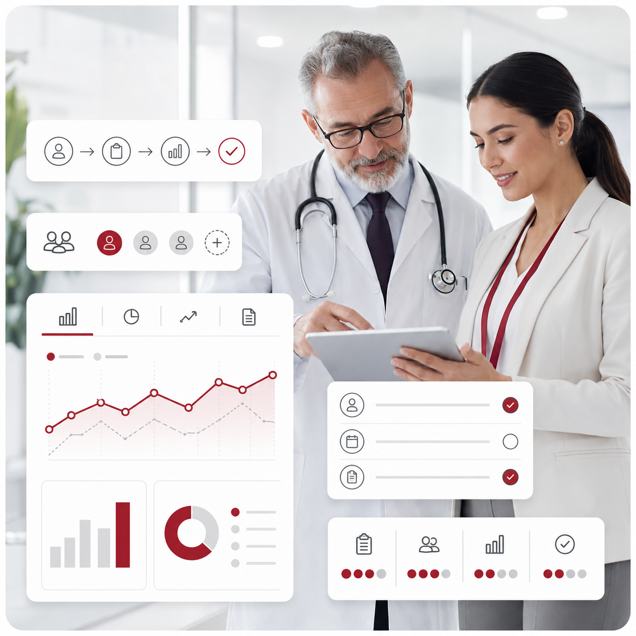 Dashboards e relatórios Rabi