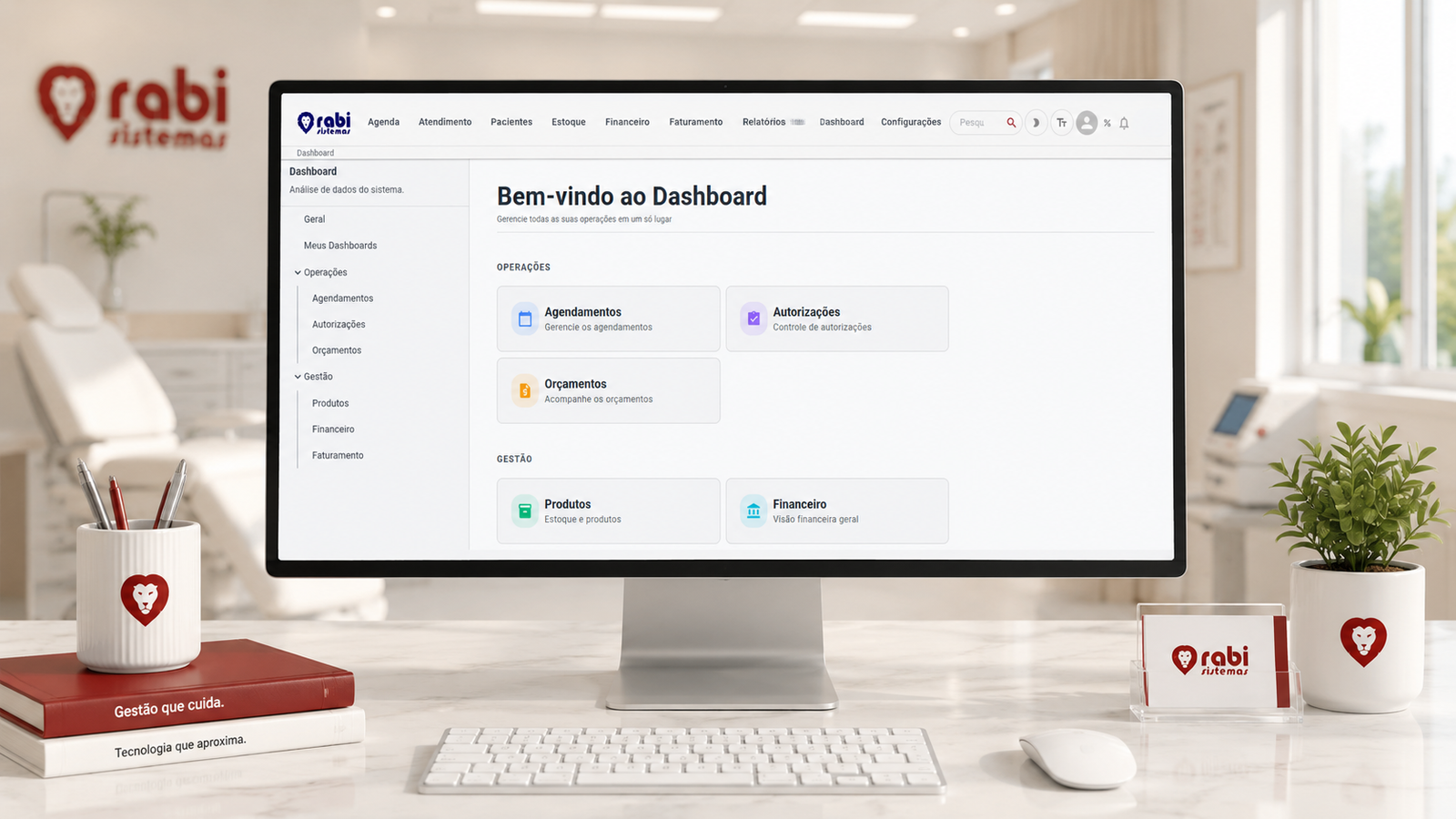 Dashboards e relatórios Rabi Sistemas